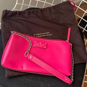 Kate Spade purse with gold chain